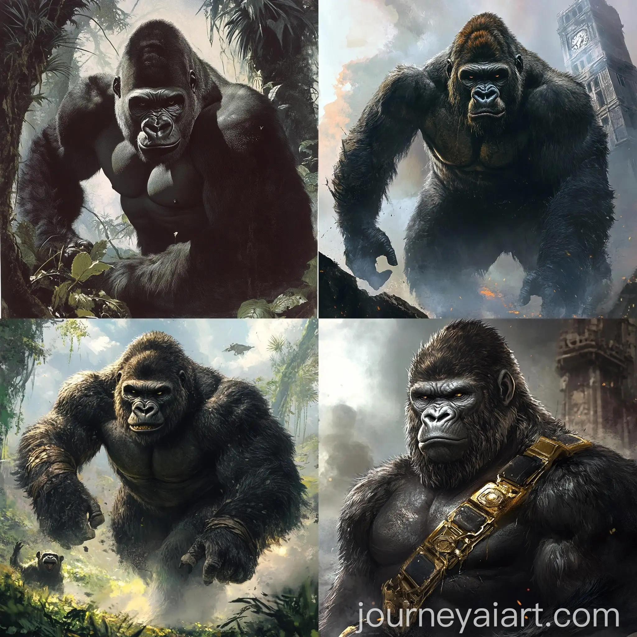 Gorilla-Protecting-Animals-and-Kingdom