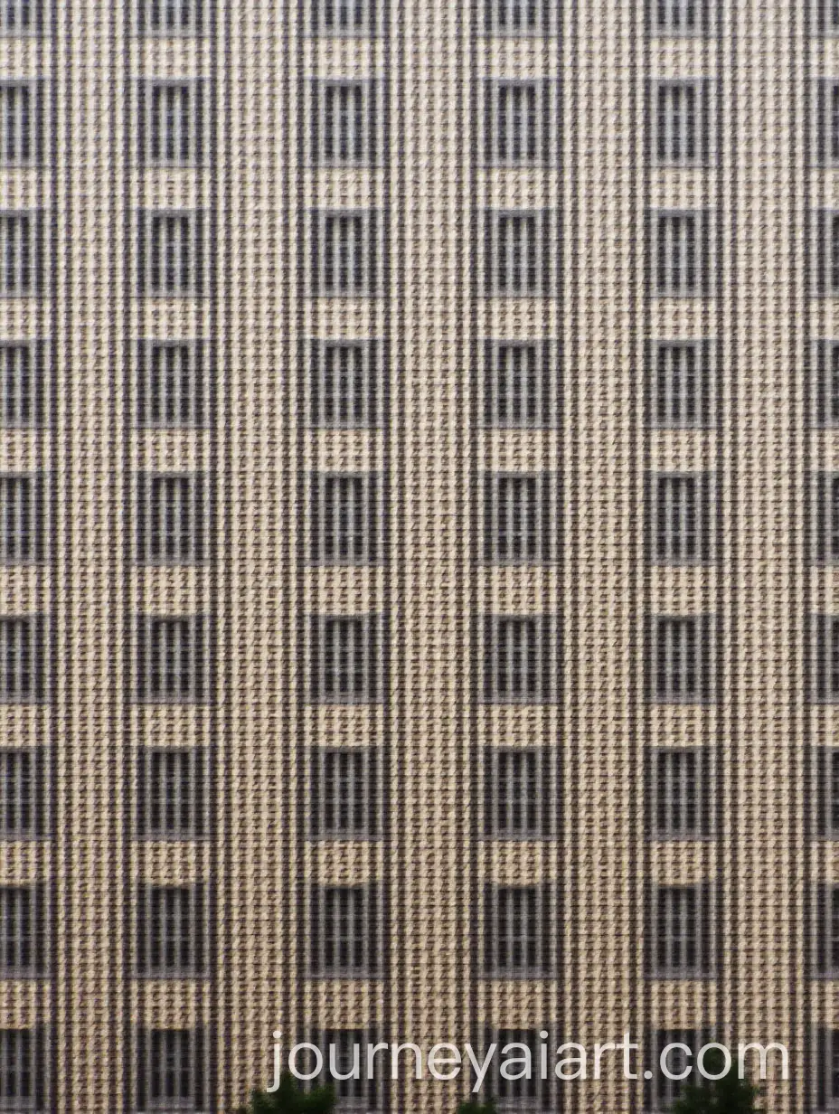 Urban-Architecture-of-a-Tall-Brown-Brick-Facade-Building