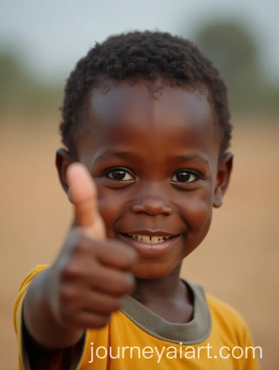 Cheerful-Young-African-Boy-Giving-Thumbs-Up