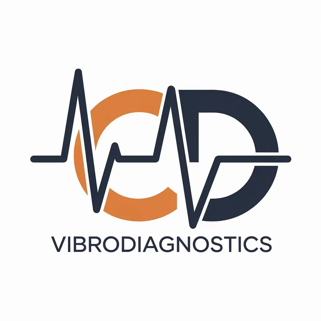 LOGO-Design-for-Vibrodiagnostics-Modern-CD-Symbol-for-Technology-Industry