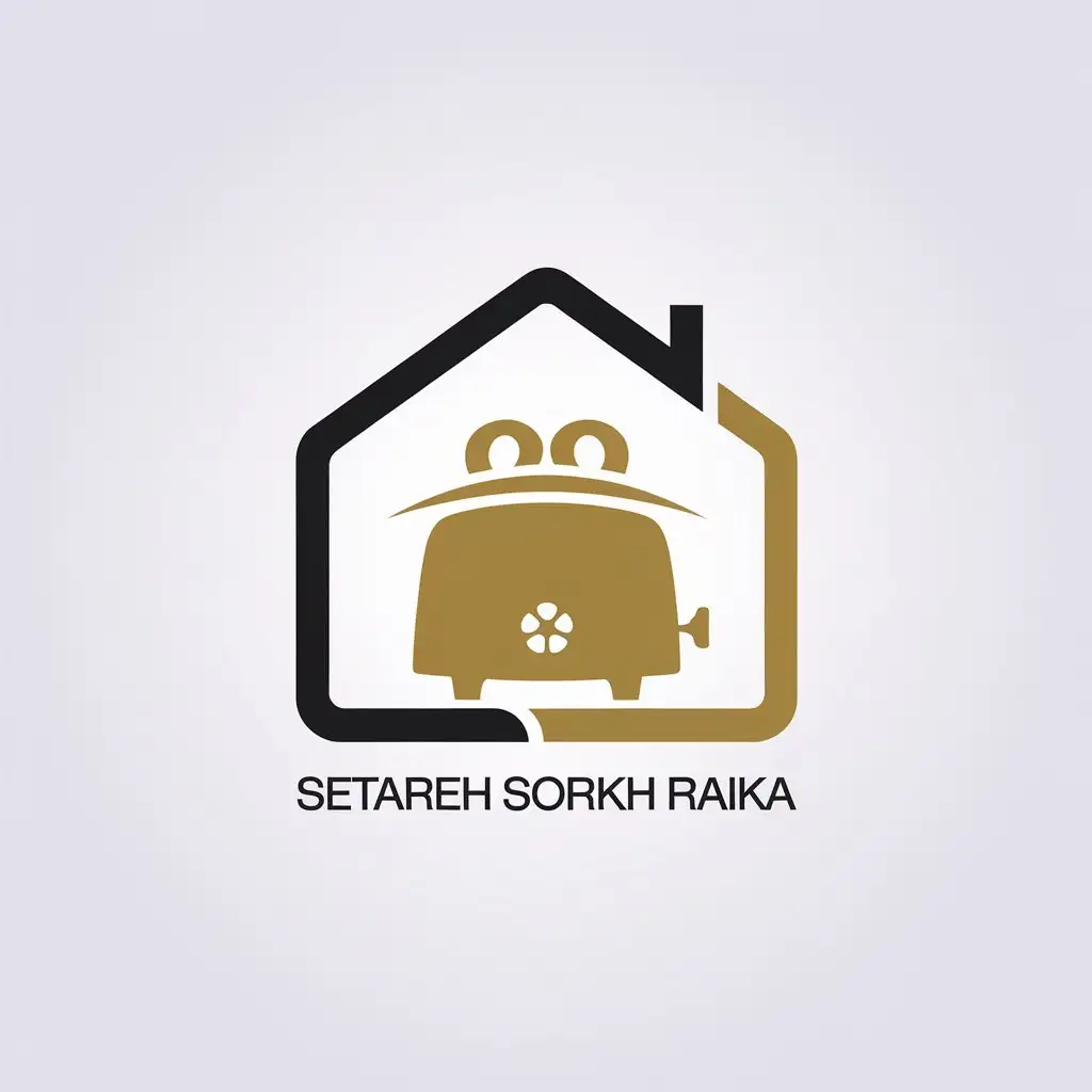 LOGO-Design-for-SETAREH-SORKH-RAIKA-Minimalistic-Household-Appliances-in-Home-Family-Industry