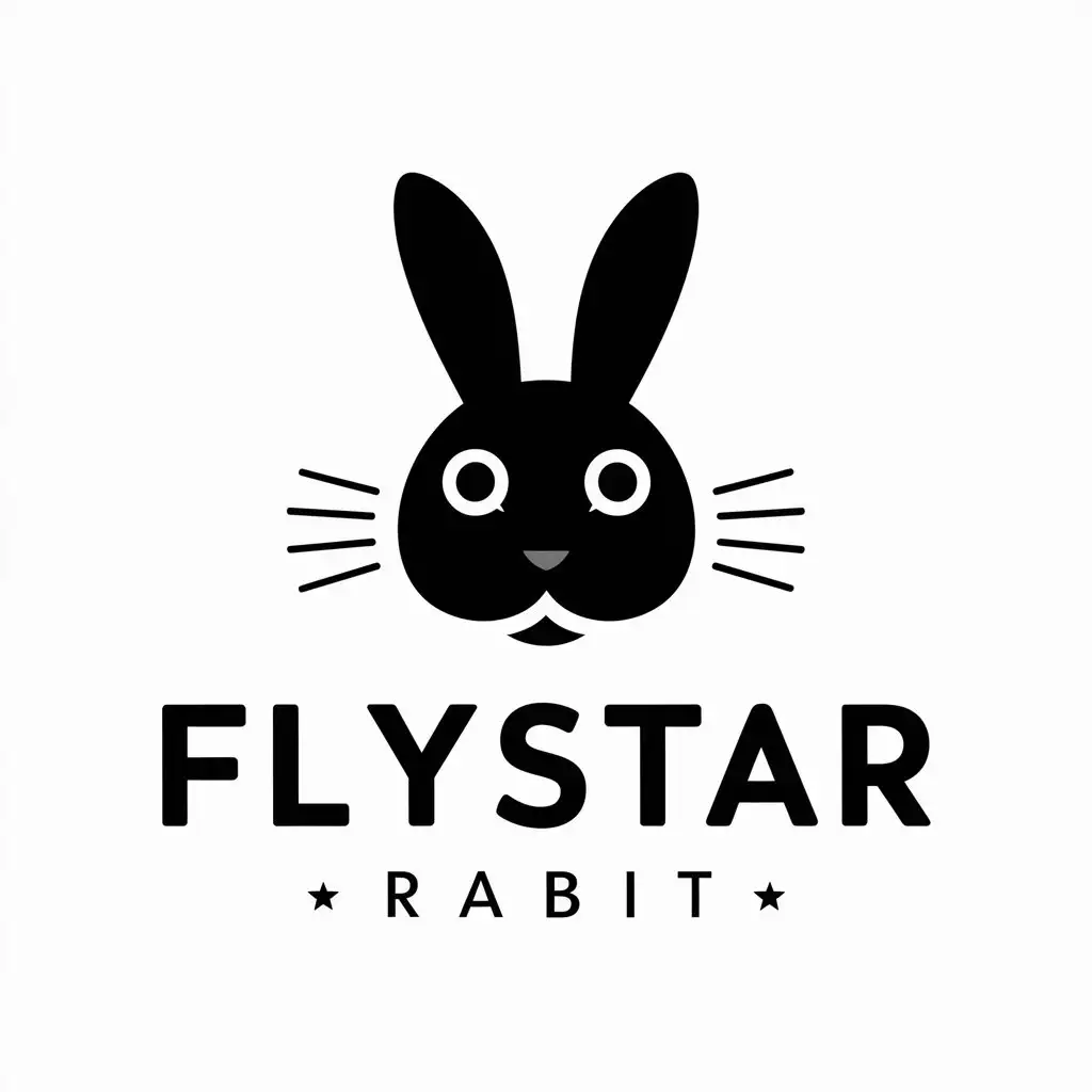 LOGO-Design-For-Flystar-Rabbit-Vector-Design-with-Rabbit-Symbol-for-Internet-Industry