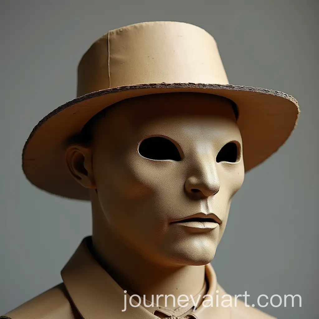 Realistic-Illustration-of-Elon-Musk-Wearing-a-Cardboard-Hat