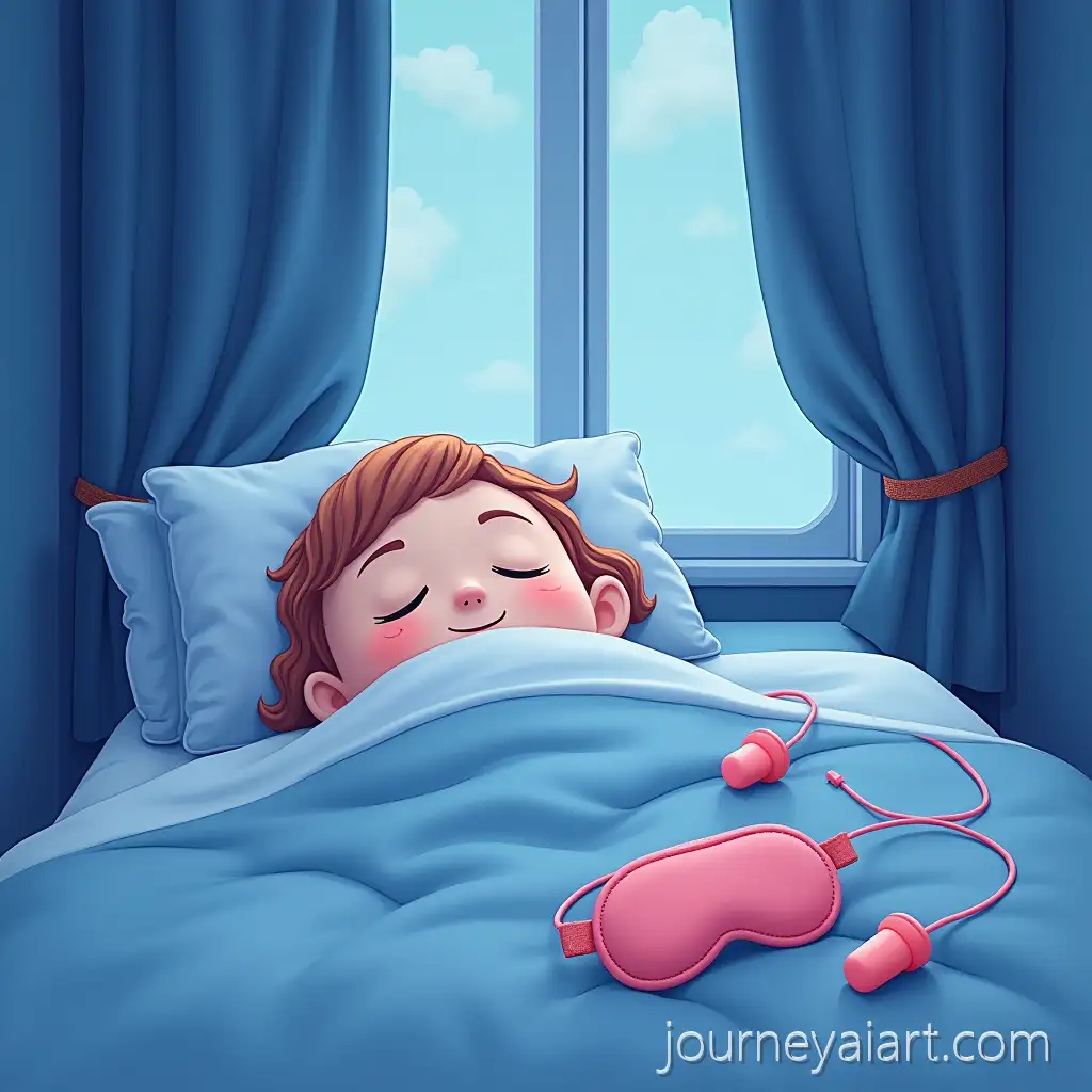 Sleep-Tourism-Essentials-Sleep-Mask-Earplugs-and-BlackSleep-tourism-essentialsout-Curtains-for-Restful-Travel