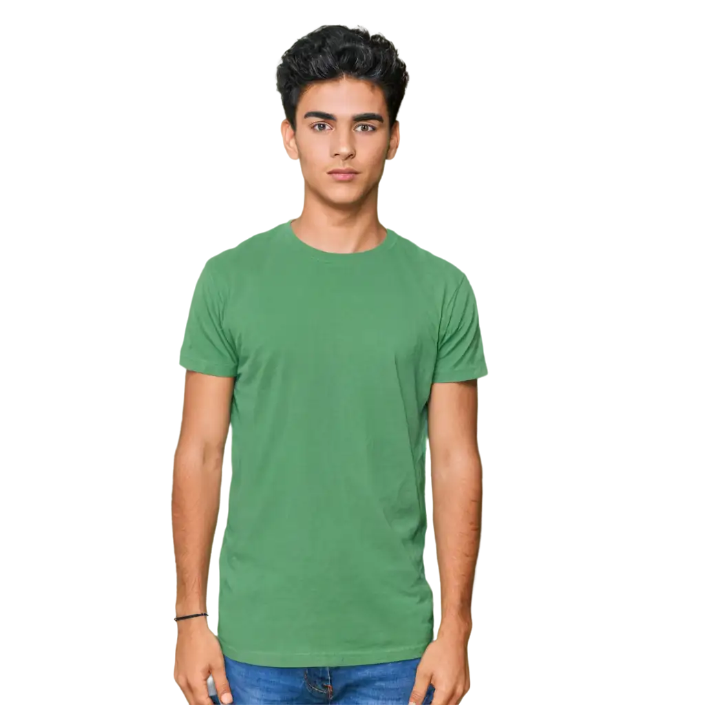 Green-Tshirt-PNG-Image-High-Quality-Transparent-Design-for-Versatile-Usage