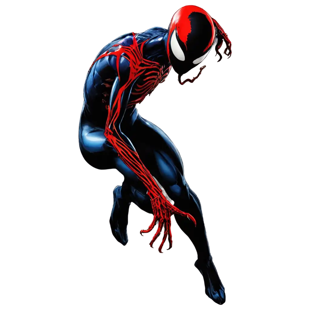 Dynamic-Red-Blue-Symbiote-PNG-Enhance-Your-Creative-Projects