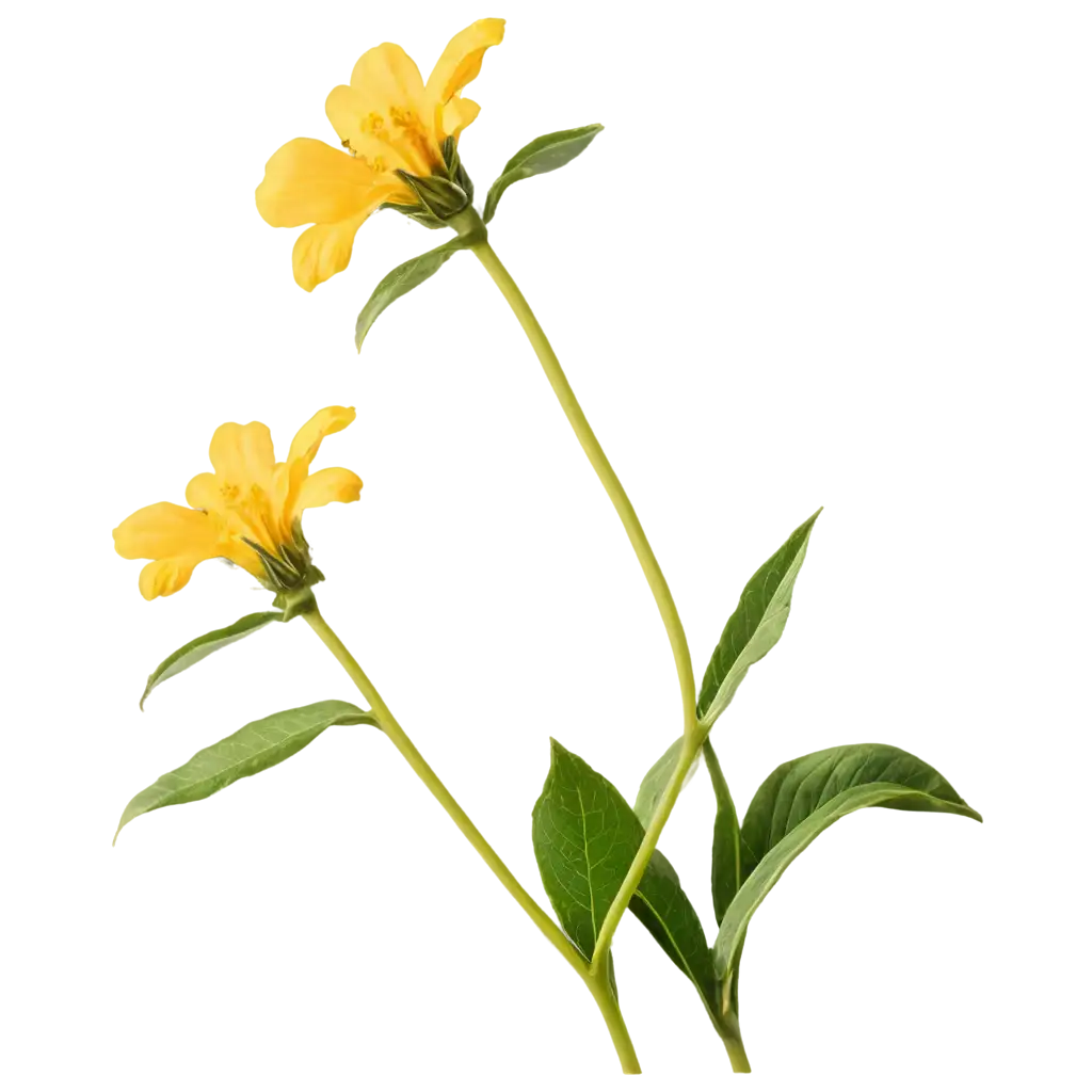 Beautiful-Yellow-Flower-PNG-Image-Vibrant-Botanical-Artwork-for-Digital-Media