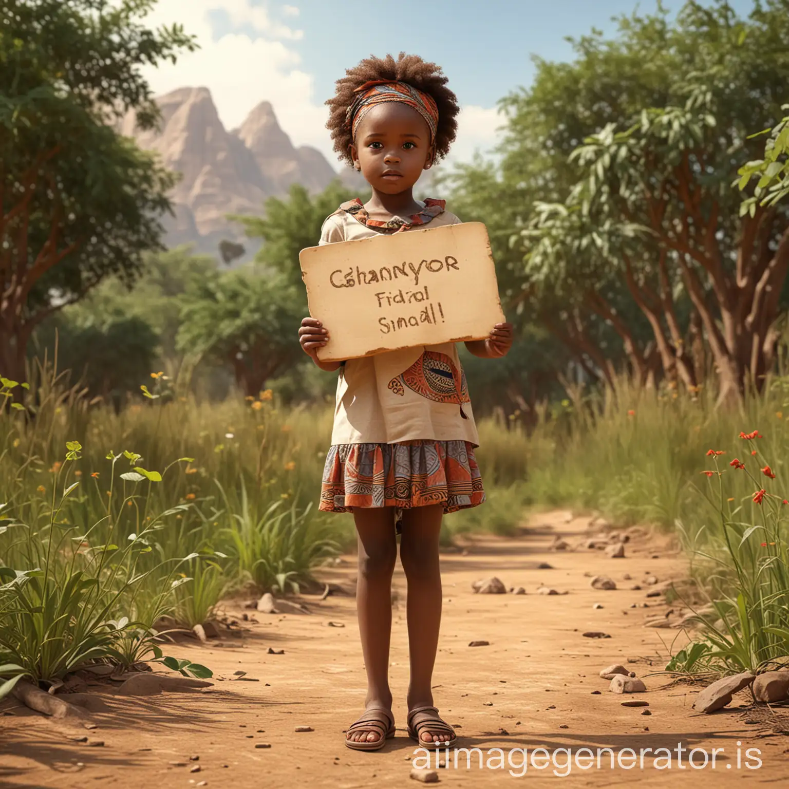 3D-Model-of-African-Girl-Holding-GHANYOR-Board-in-Natural-Environment