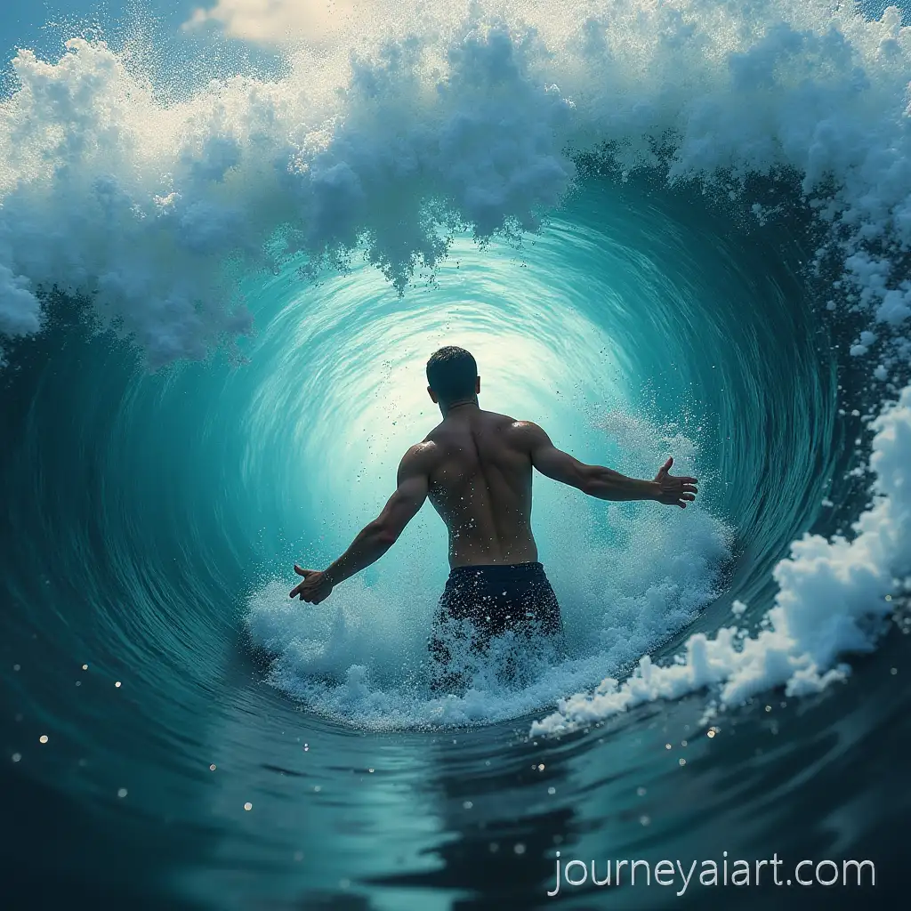 Man-Being-Sucked-intoAI-Image-Prompt-Expansion-a-Whirlpool-in-a-Stormy-Sea