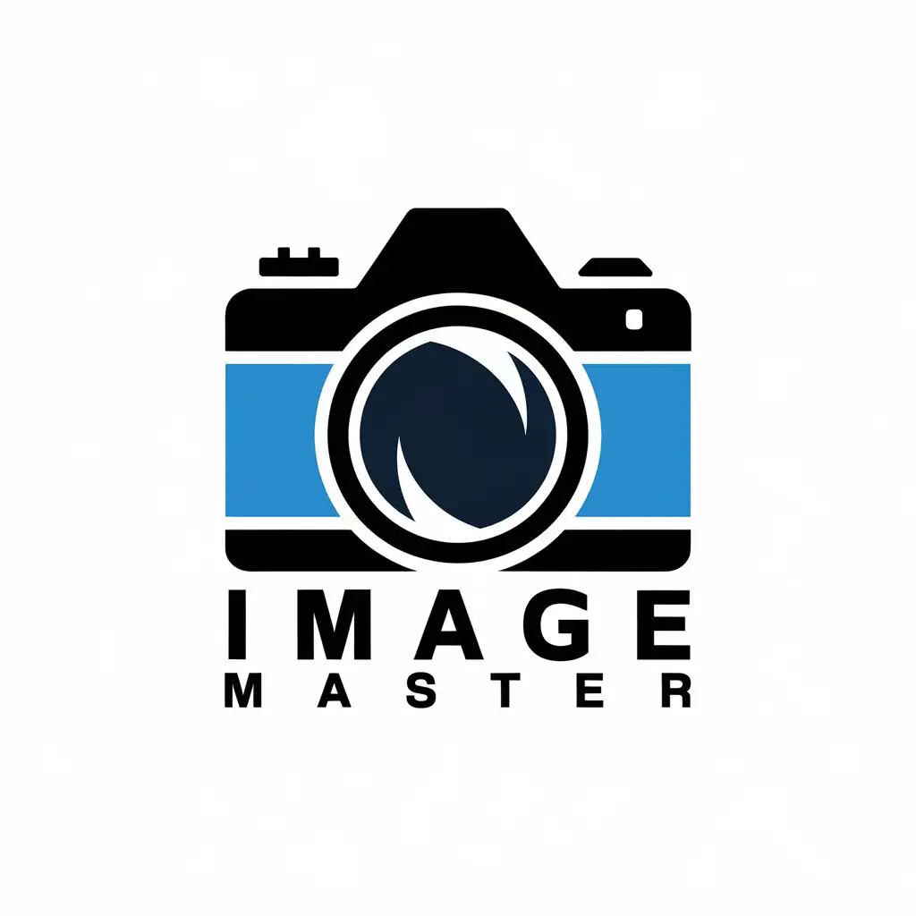 LOGO Design for Image Master Camera Symbol with Clear Background and Moderate Style