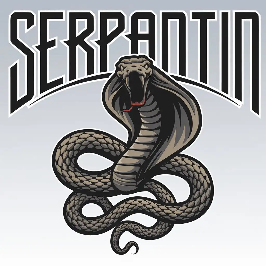 LOGO Design for Serpantin Snake Symbol with Clean and Complex Vector Design