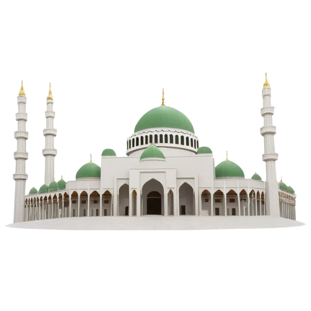 Stunning-PNG-Image-of-the-Prophets-Mosque-for-Cultural-and-Religious-Representation