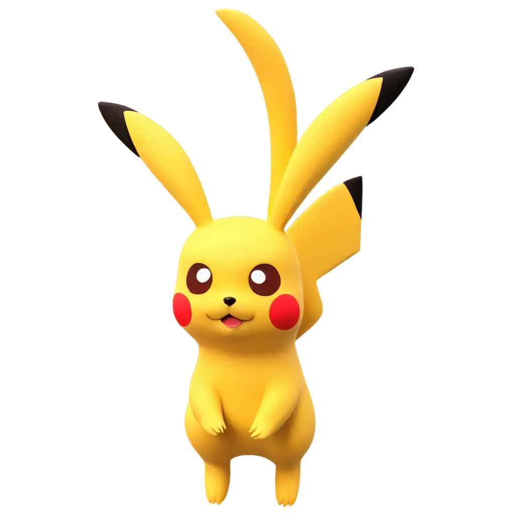 3D-Leaping-Pikachu-PNG-Image-Capturing-Pikachus-Dynamic-Movement-in-3D