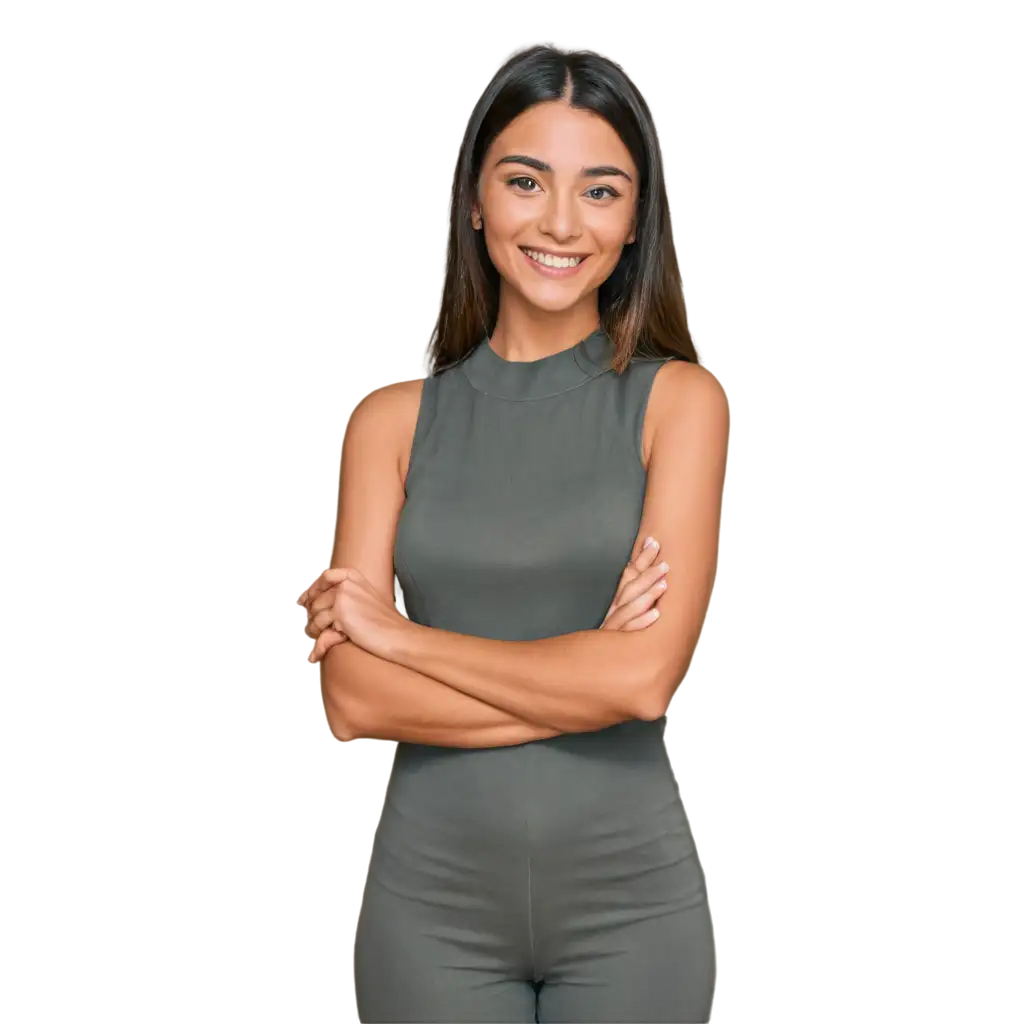 Professional-PNG-Image-of-a-Smiling-Woman-in-Social-Clothing-with-Crossed-Arms