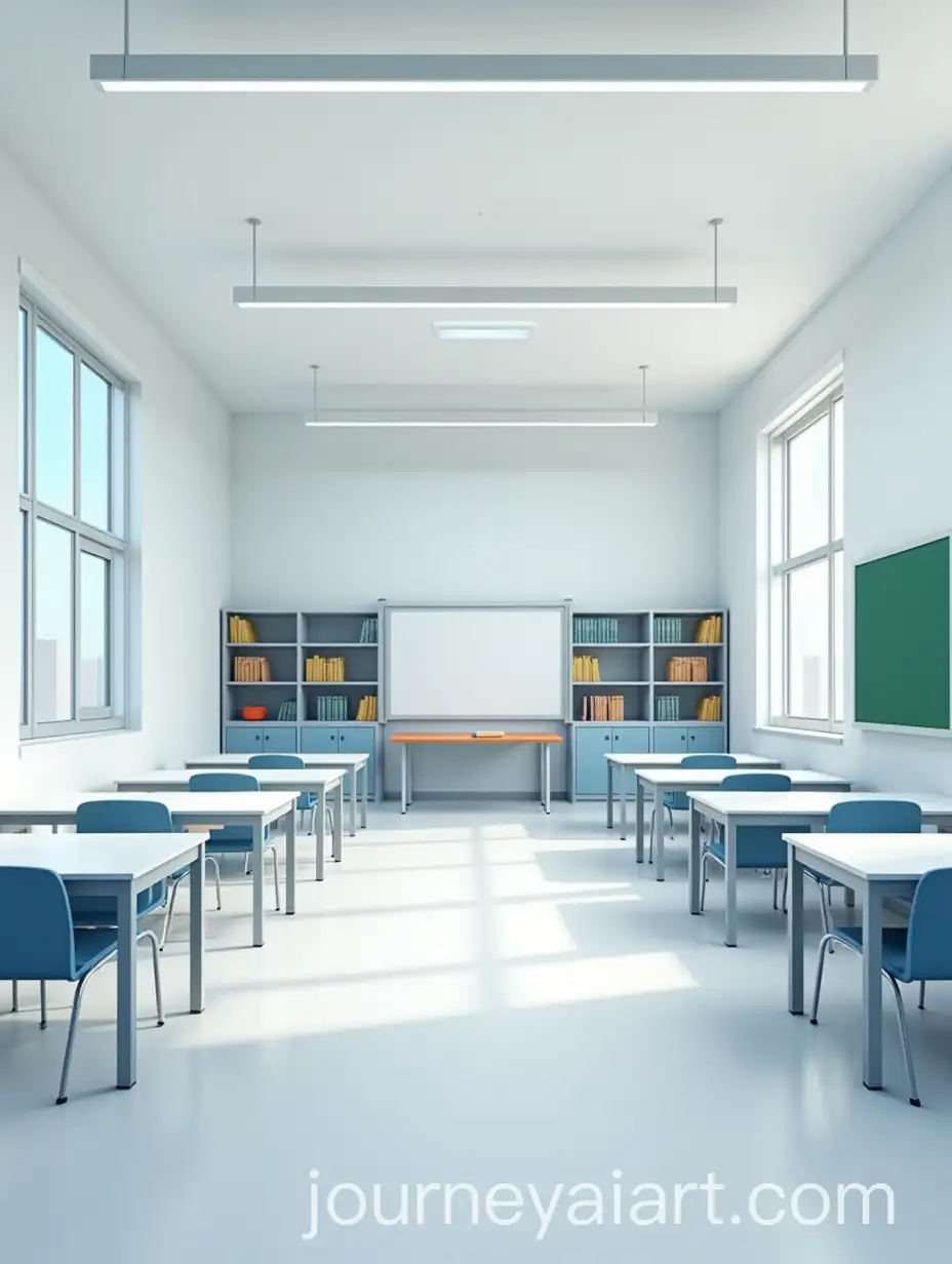Modern-Classroom-with-Bright-White-and-Lean-Blue-Interiors