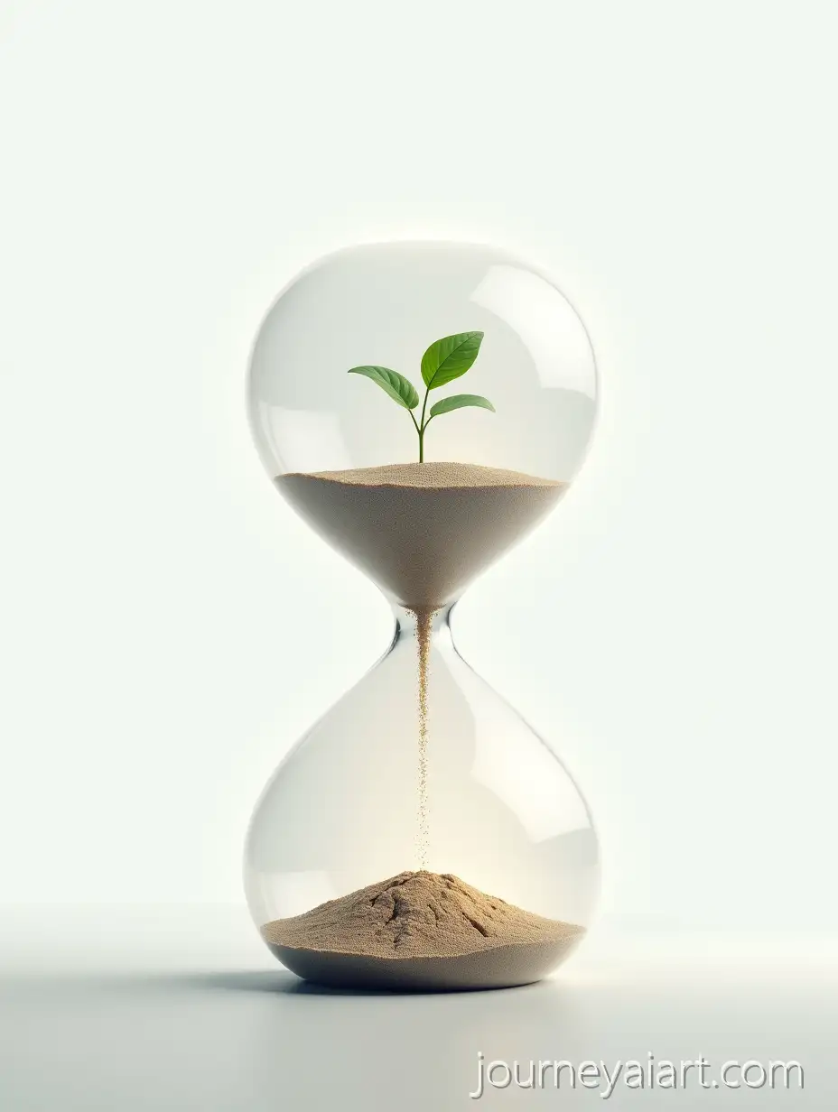 Futuristic-Scientific-Event-Poster-Featuring-Inverted-Hourglass-and-Philosophy-of-Youth