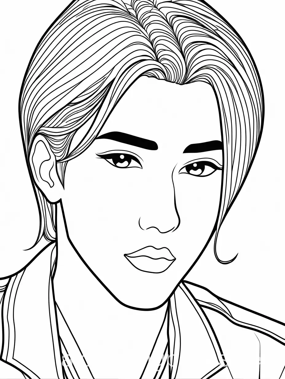 Kpop-Idol-Coloring-Page-for-Kids