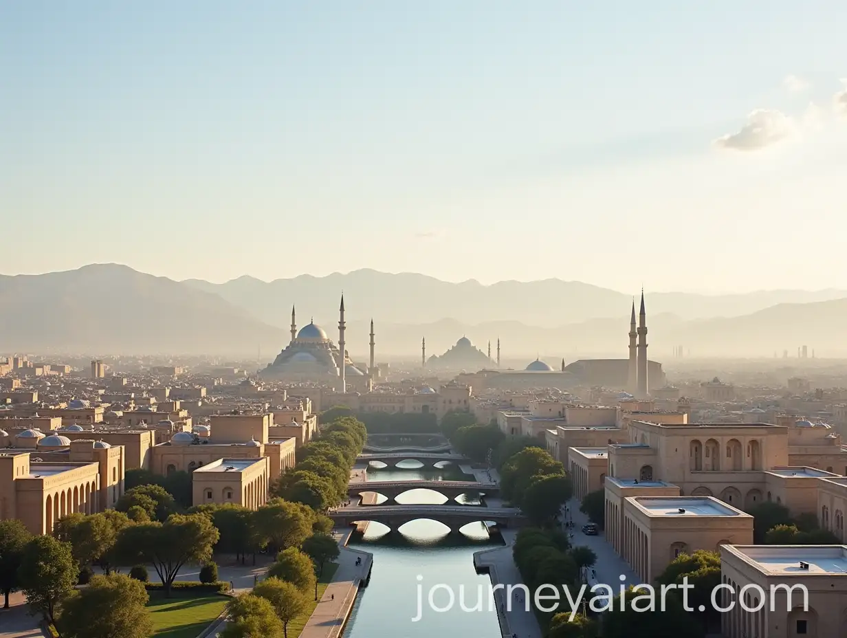 BeautifulAI-Image-Prompt-Expansion-Scenic-View-of-Isfahan-City-in-Iran-with-Simple-Background