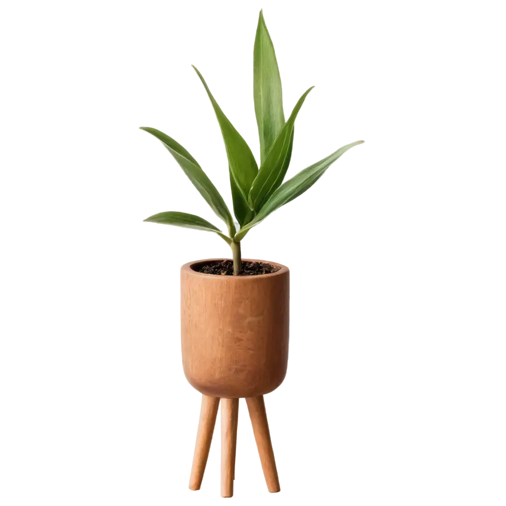 Stylish-Brown-Vase-PNG-Enhancing-Interiors-with-a-Natural-Touch