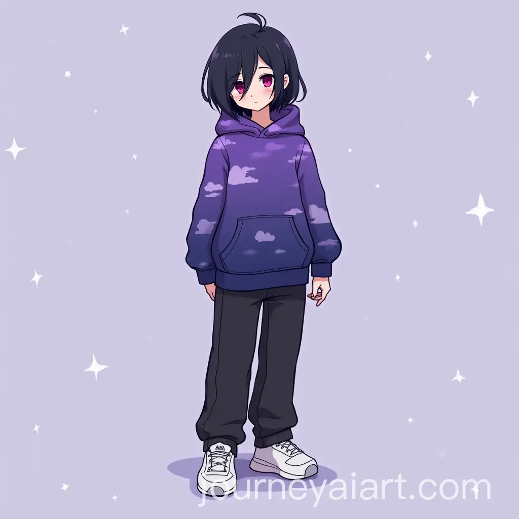 Mysterious-Woman-with-Pink-Eyes-in-Purple-Cloud-Hoodie