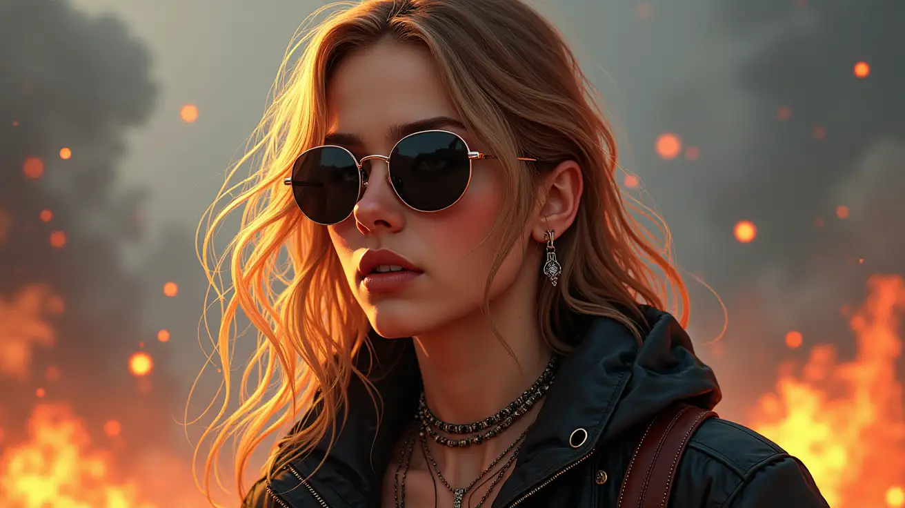 HyperRealistic-Illustration-of-a-Heroic-19YearOld-Eastern-European-Female-Rockstar