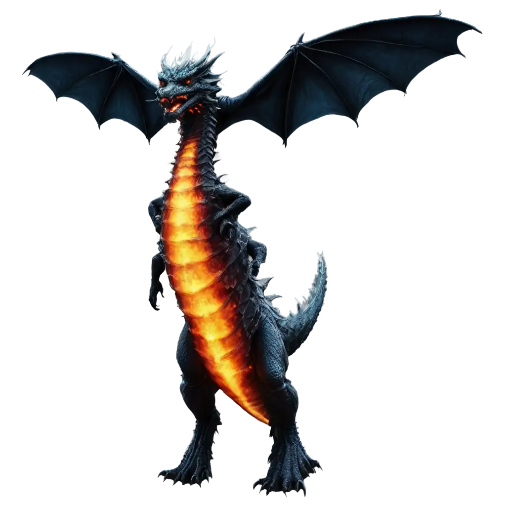 LeviAI-Art-PNG-Scenariosathan-Dragon-of-Chaos-Fiery-Lava-Beast-PNG-Image-for-Epic-Visuals