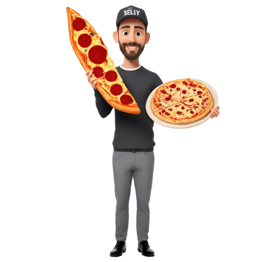 Create-a-PNG-Image-of-Dellys-Pizza-Mascot-Holding-a-Slice-of-Pizza