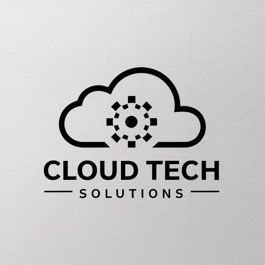 LOGO-Design-For-Cloud-Tech-Solutions-Clouds-with-a-Tech-Theme