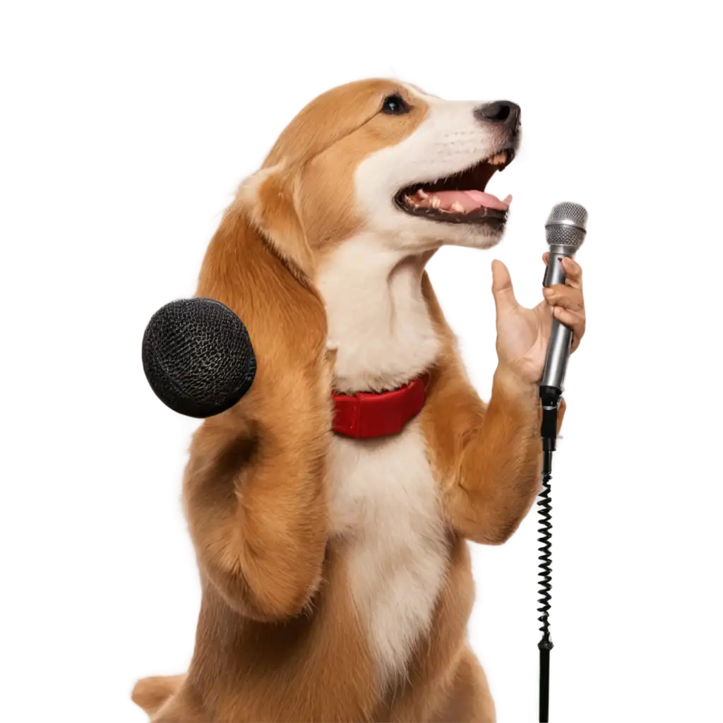 Dog-Singing-a-Song-PNG-HighQuality-Image-for-Creative-Projects