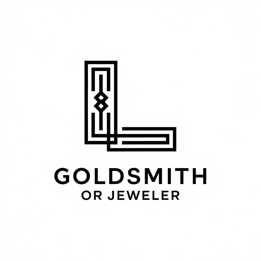 LOGO Design for Goldsmith or Jeweler Elegant Letter L with Modern Retail Touch