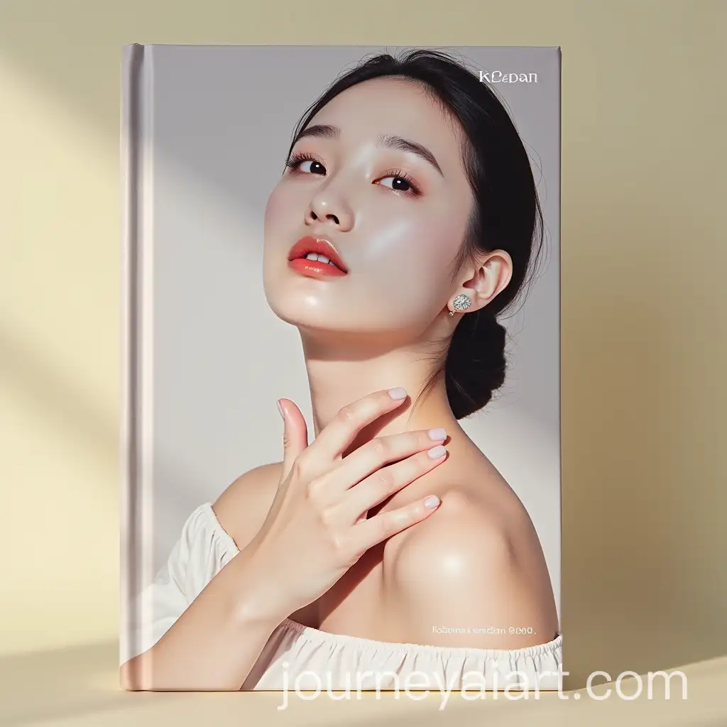 Korean-Model-Showcasing-Skincare-Products-for-a-Radiant-Complexion