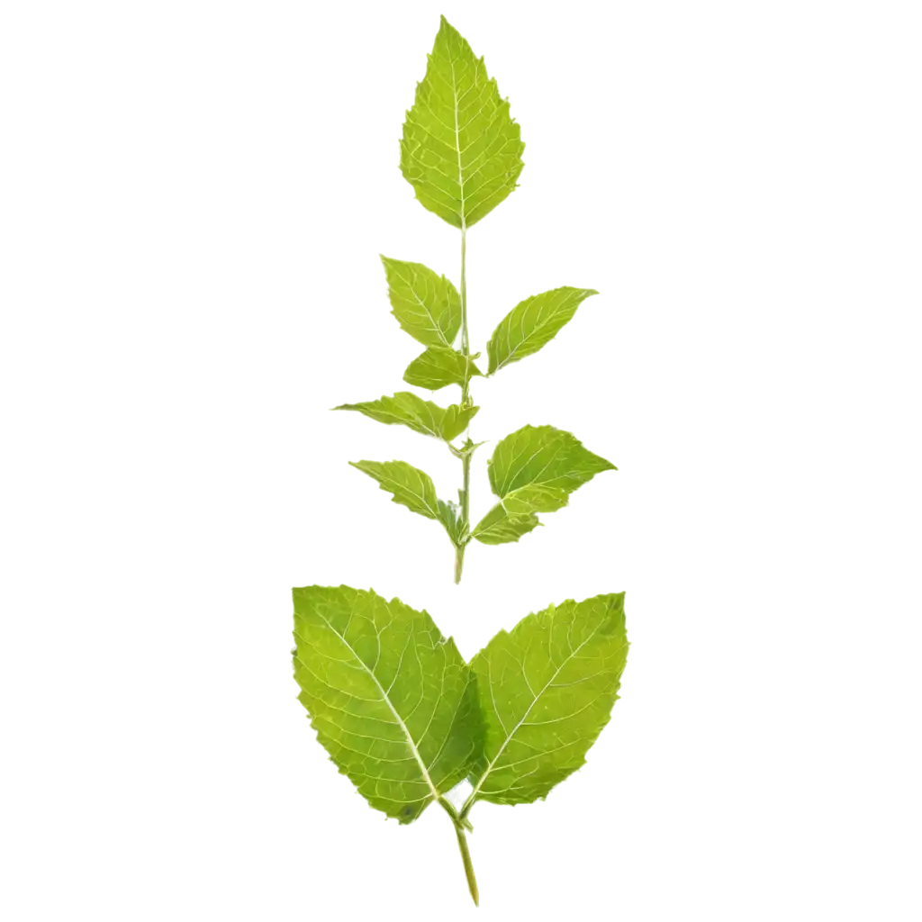 Patchouli-Leaves-on-White-Background-PNG-High-Quality-Transparent-Image-for-VersatilePNG-Image-SEO-Analysis-Use