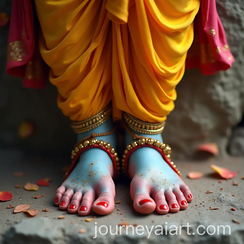 Divine-Representation-of-Krishnas-Feet