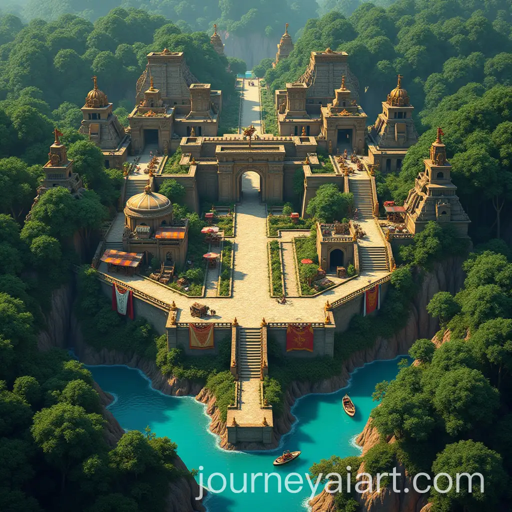 Ancient-Jungle-City-at-Its-Peak-Surrounded-by-Lush-Rainforest