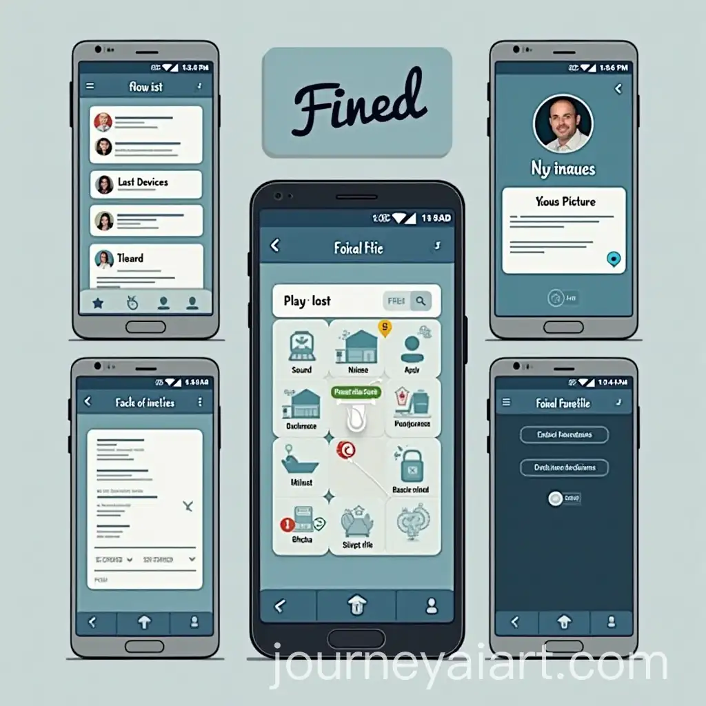 Find-My-Device-App-Logo-and-Intruder-Detection-UI-Design