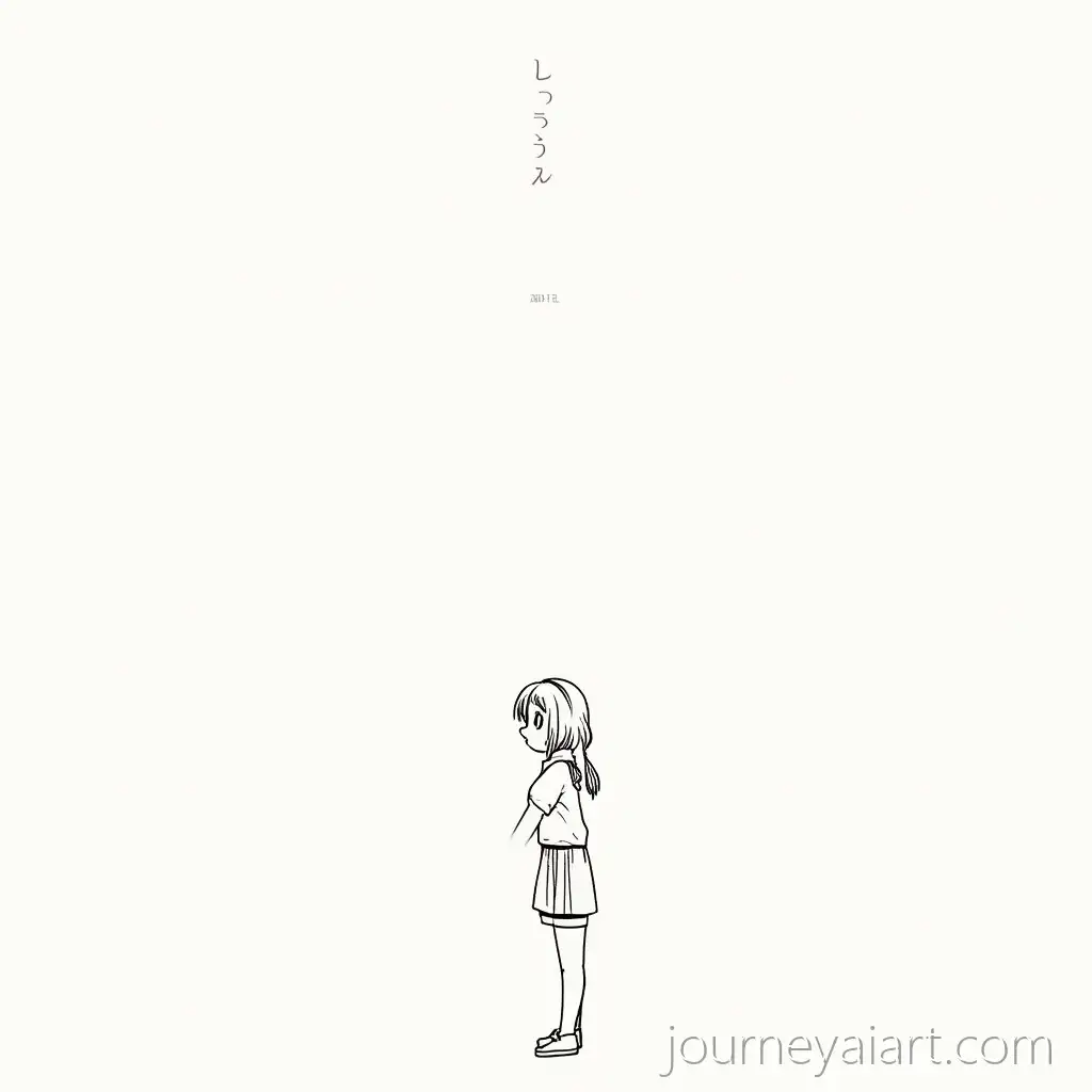 Minimalist-OneLine-Anime-Drawing-of-Beidou-Girl-Portrait