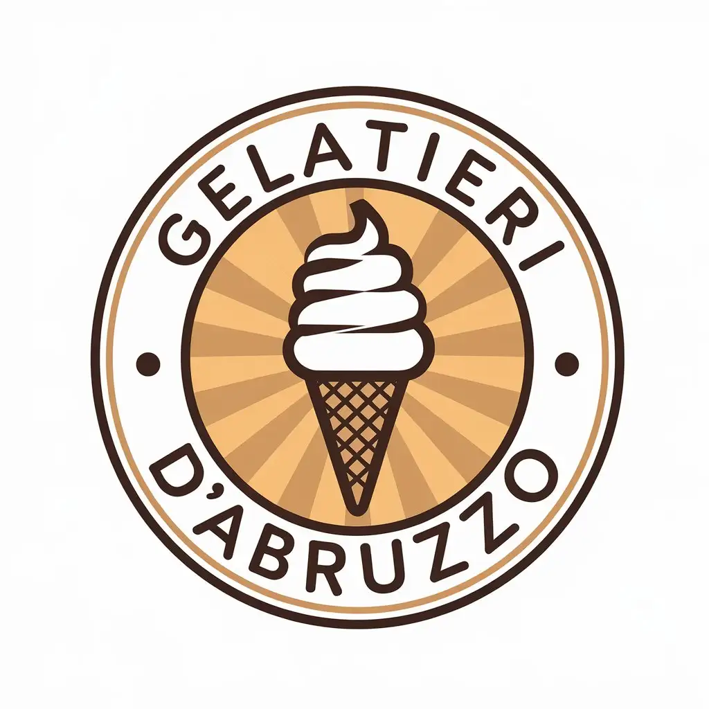 LOGO Design for Gelatieri dAbruzzo Ice Cream Theme for Restaurant Industry