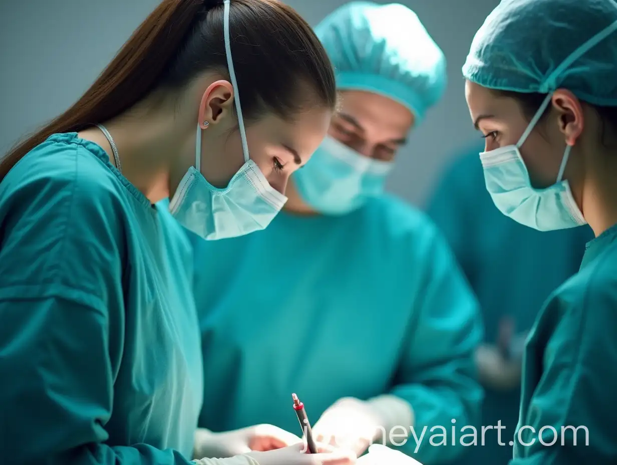 35YearOldAI-Image-Prompt-Expansion-Female-Surgeon-Performing-Surgery-in-Operating-Room
