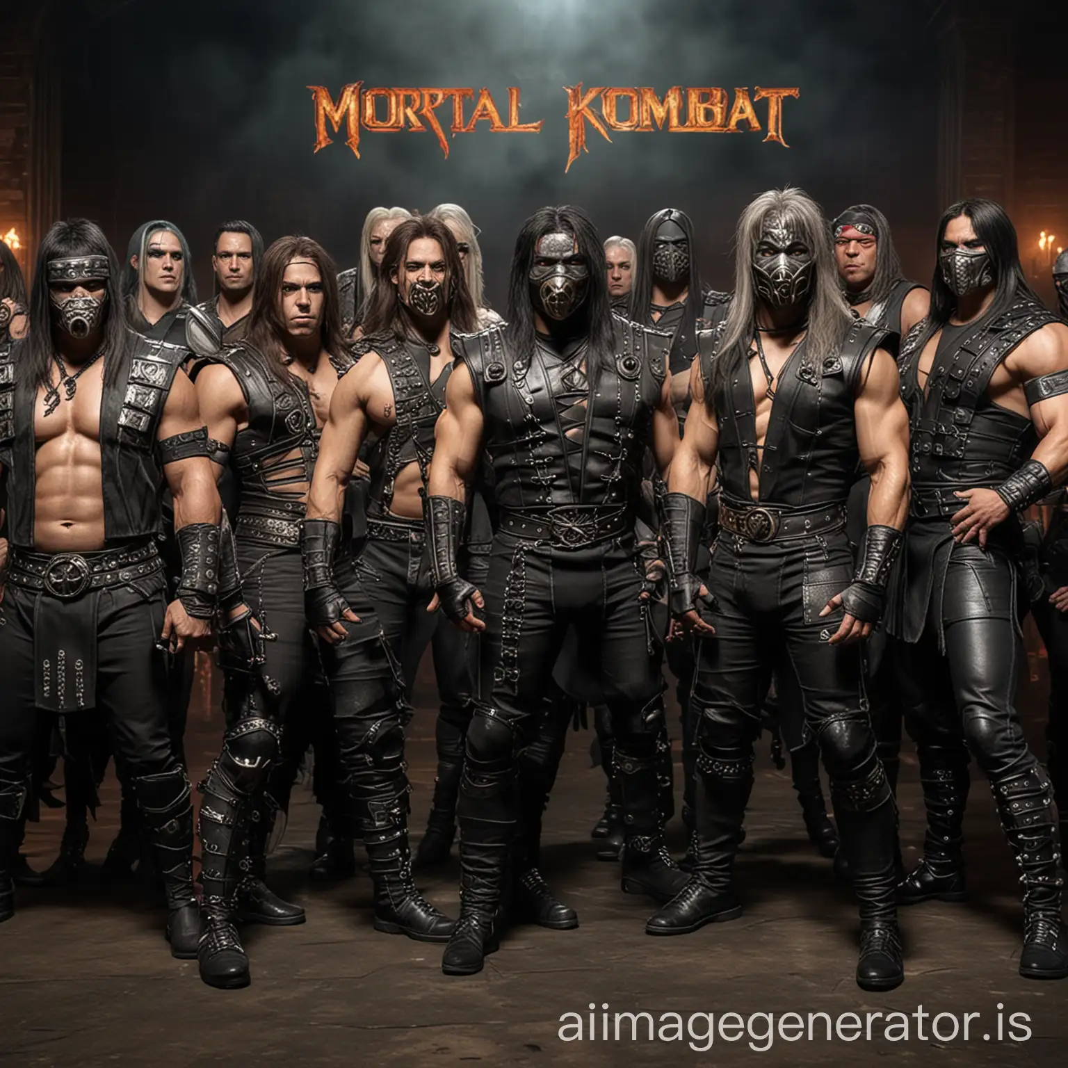 mortal kombat banda de rock y heavy metal with lgbt dressed audience