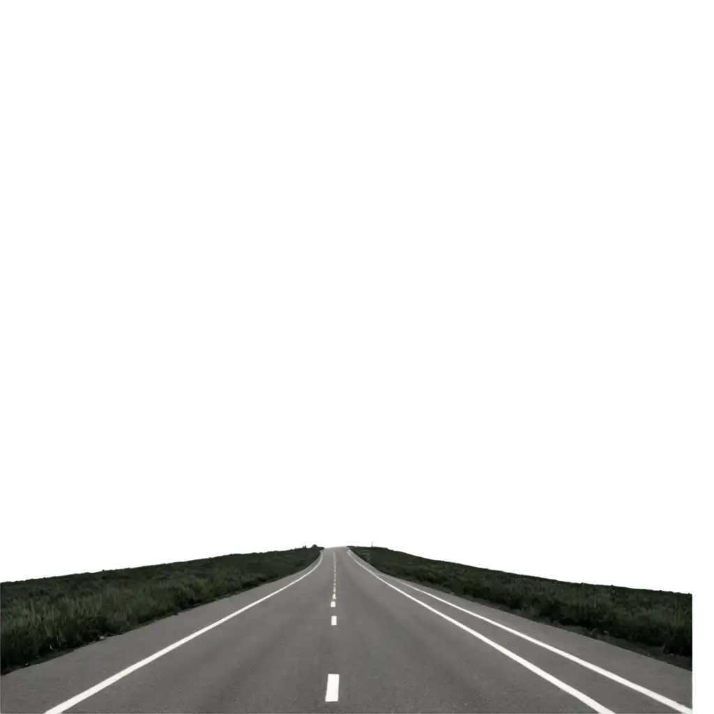 Empty-Road-PNG-Image-HighQuality-Transparent-Background-for-Versatile-Use