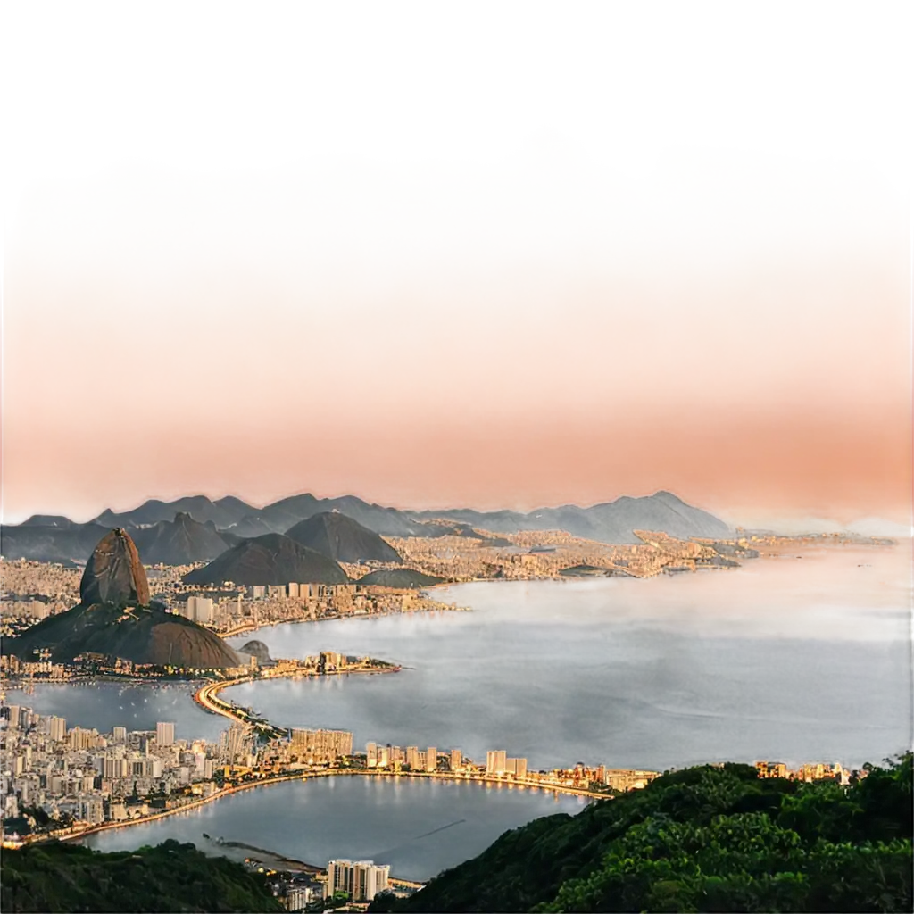 Stunning-Rio-de-Janeiro-Panoramic-PNG-Image-Sugarloaf-Mountain-Christ-the-Redeemer-and-Beautiful-Beaches