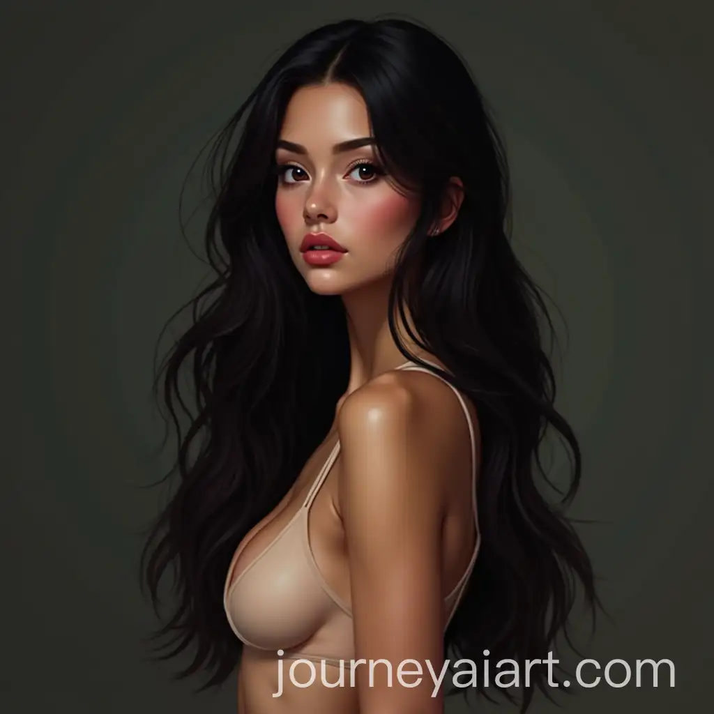 Portrait-of-a-Stunning-Woman-with-Long-Black-Hair-and-Intense-Gaze