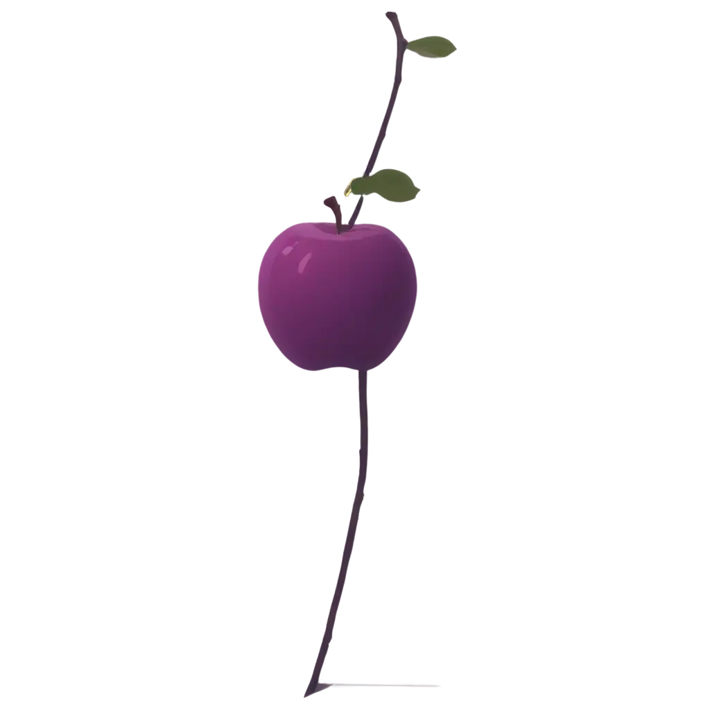 Purple-Apple-PNG-Image-Vibrant-and-Unique-Artwork-for-Creative-Projects