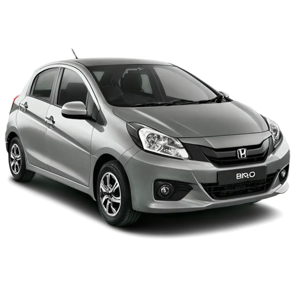 Dark-Silver-Honda-Brio-Car-PNG-Image-HighQuality-Transparent-Design-for-Various-Uses