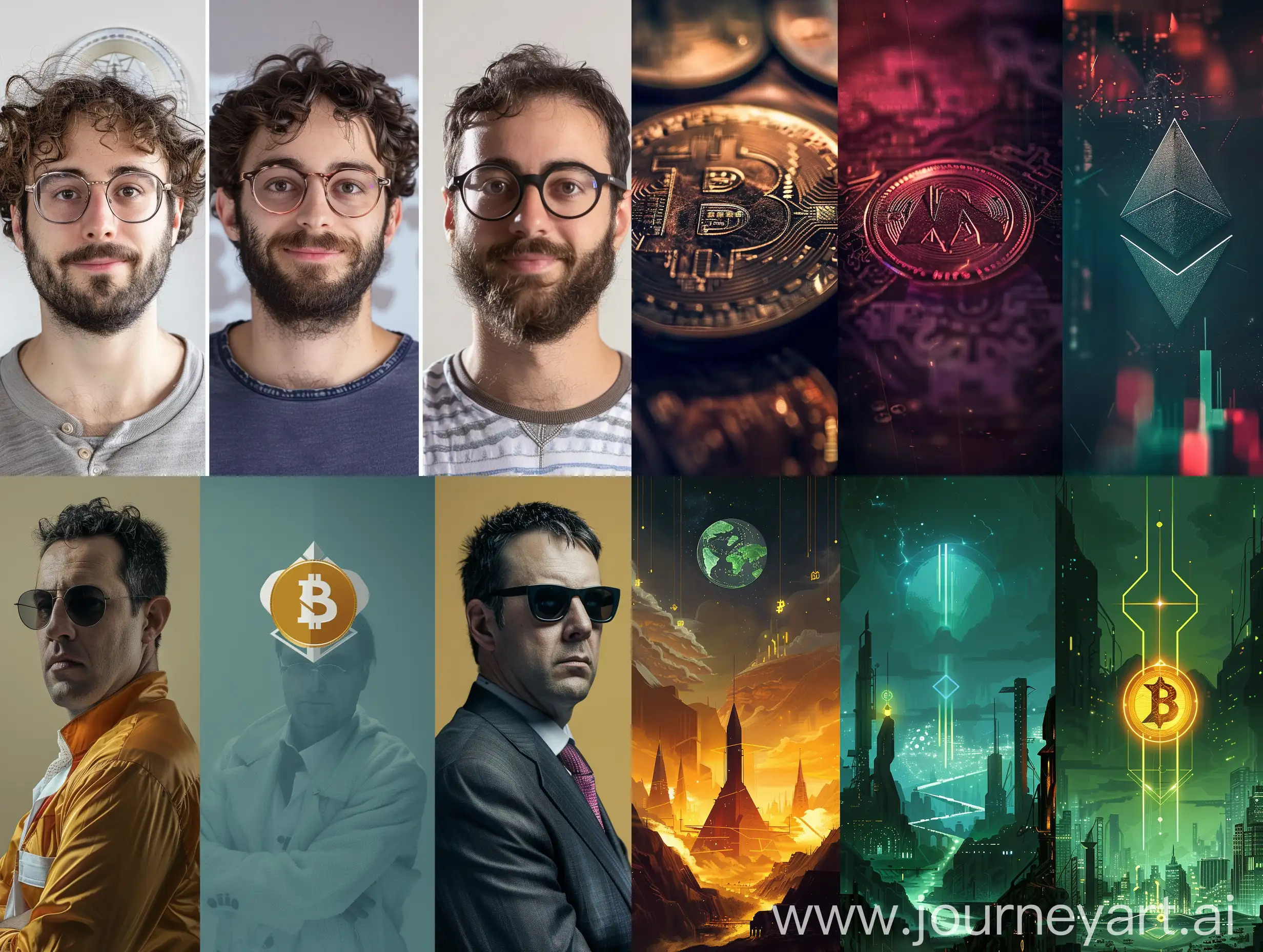 Comparison-of-Three-Cryptocurrency-Logos-PocketFi-BLUM-Hot-Wallet