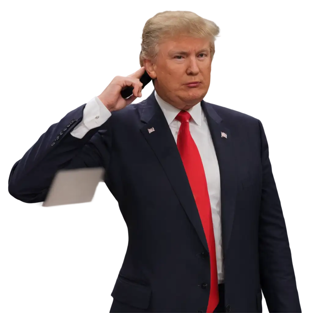 Trump-on-Call-PNG-Image-Capturing-Leadership-Moments-in-HighResolution-PNG-Format