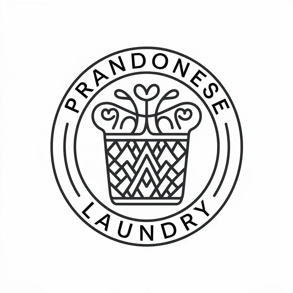 LOGO-Design-For-Prandonese-Laundry-Lavandaia-Vector-Logo-Design-on-Clear-Background