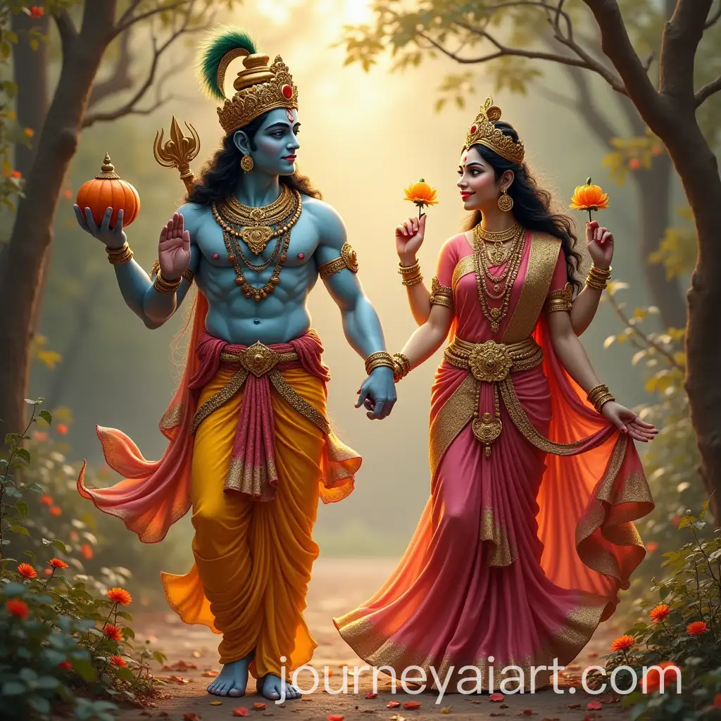 Lord-Vishnu-and-Goddess-Lakshmi-Hand-in-Hand-Symbolizing-Divine-Harmony