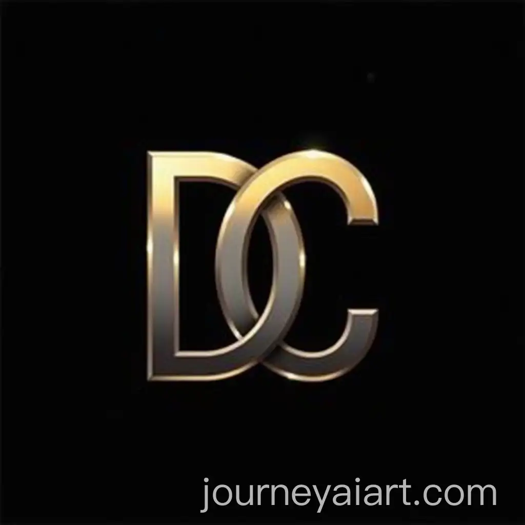 Personalized-DC-Logo-Design-with-Black-Gold-and-Silver-Color-Palette