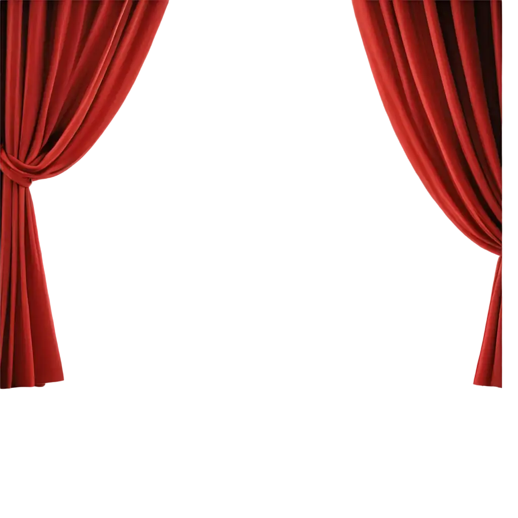 Realistic-PNG-Image-of-Red-Curtains-Opening-with-Transparent-Background-for-Versatile-Creative-Use